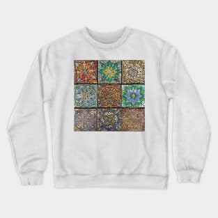 Stained Glass Mandalas by Julie Ann Stricklin Crewneck Sweatshirt